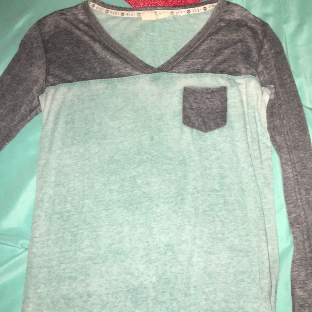 blue long sleeve